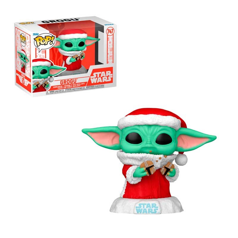 Pop Star Wars Holiday - Grogu Santa 747